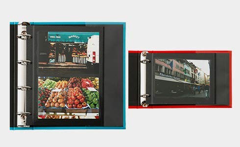 Amazon | デルフォニックス PDフォトアルバムリフィル粘着M ブラック